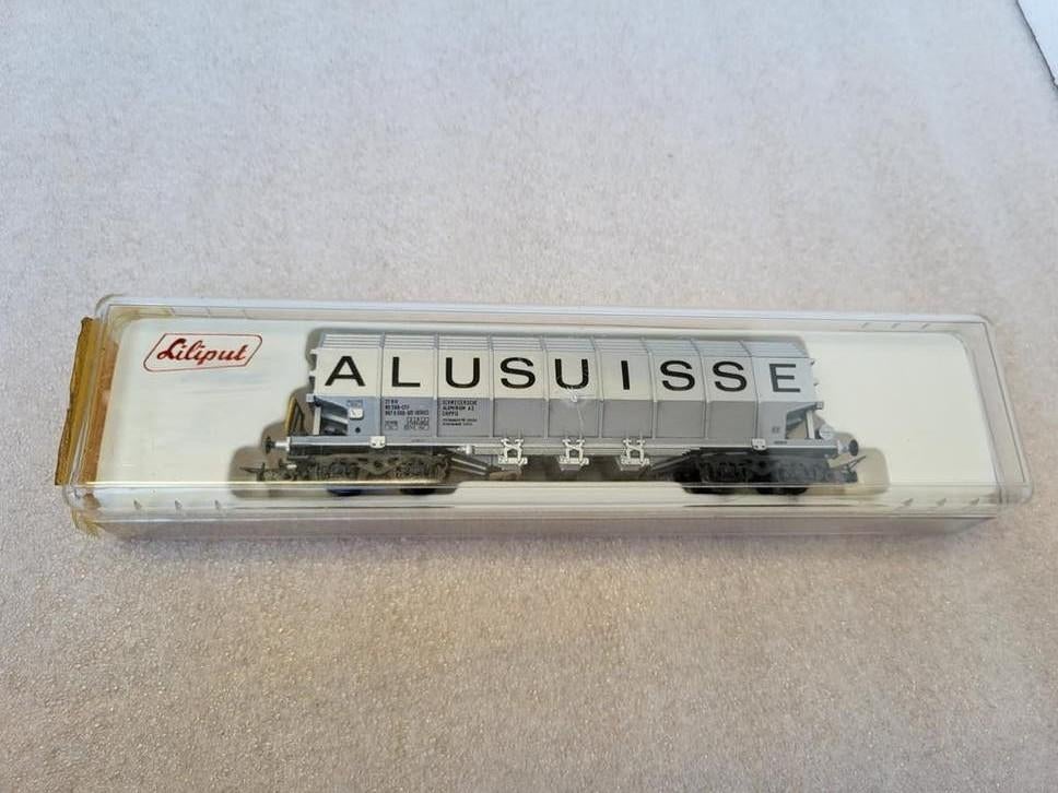 Lilliput 243 50 SBB CFF Alusuisse Wagon - HO OVP, Hobby en Vrije tijd, Modeltreinen | H0, Gelijkstroom, Wagon, Ophalen of Verzenden