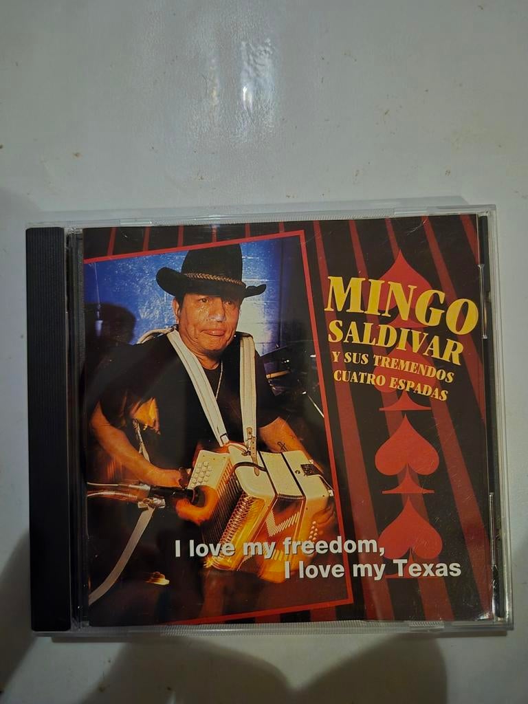 Mingo Saldivar - I love my freedom, I love my Texas. Cd., Ophalen of Verzenden, Gebruikt