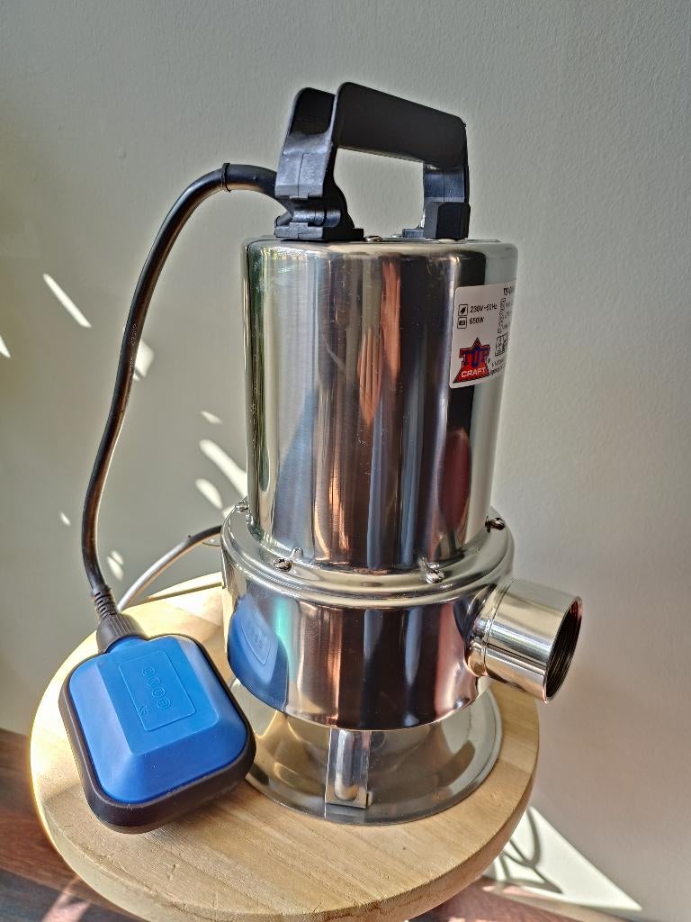 Dompelpomp Topcraft zo goed als nieuw, Tuin en Terras, Waterpompen, Ophalen of Verzenden, Zo goed als nieuw, Elektrisch, Dompelpomp