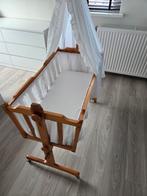 Houten Wieg met Hemeltje, Kinderen en Baby's, Babywiegjes en Ledikanten, Ophalen, Gebruikt, Wieg