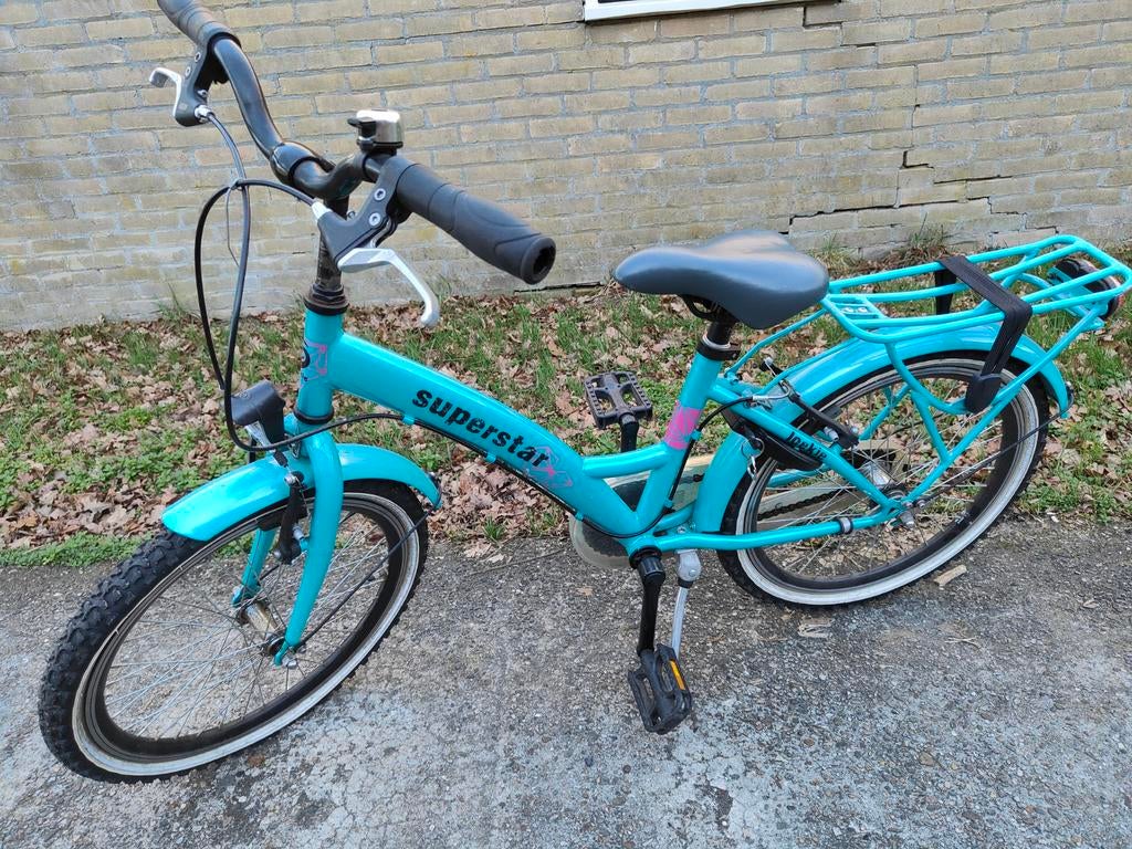 Superstar meisjesfiets 20 inch - in nette staat, Ophalen, Superstar, 20 inch, Handrem
