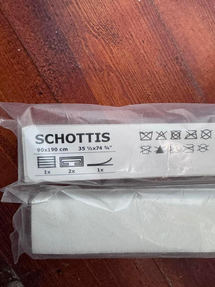 2 x Plissegordijn Ikea plakkend, Huis en Inrichting, Stoffering | Gordijnen en Lamellen, Nieuw, Minder dan 100 cm, Wit, Ophalen