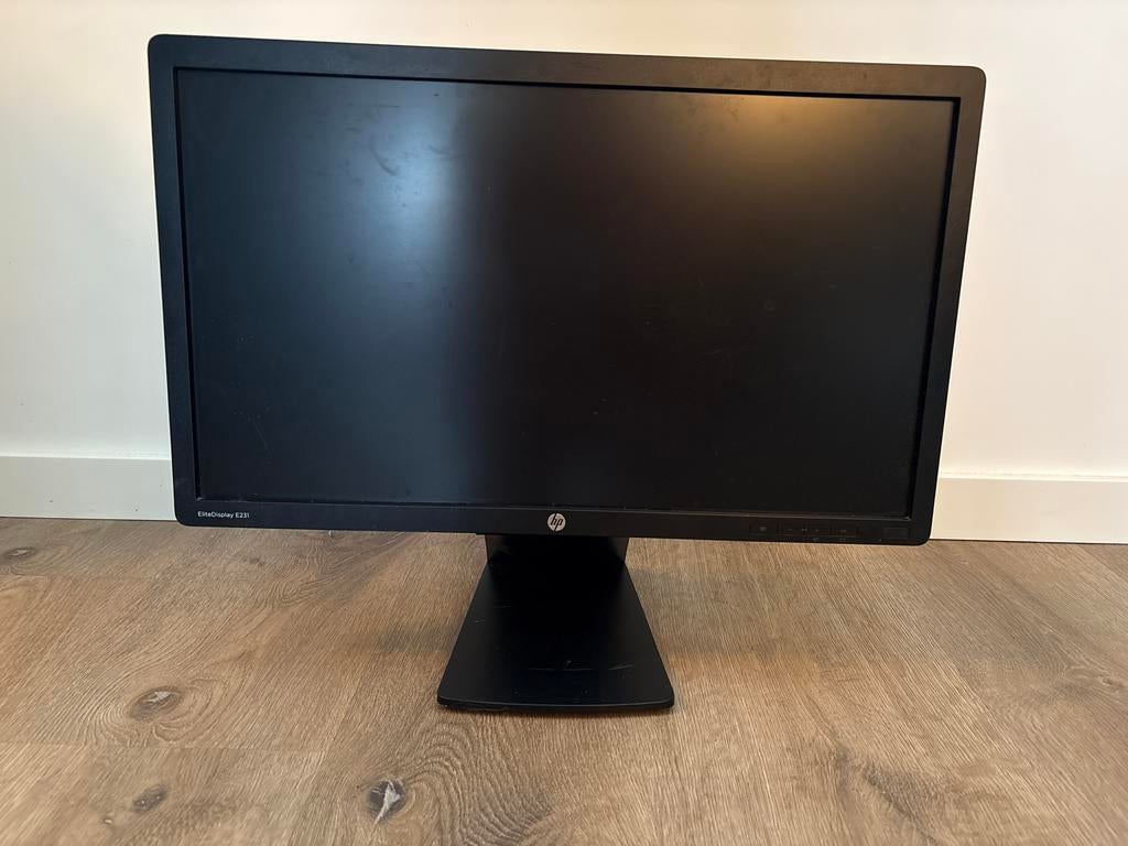HP E231 monitor, Computers en Software, Monitoren, Ophalen, Gebruikt, 60 Hz of minder, Kantelbaar