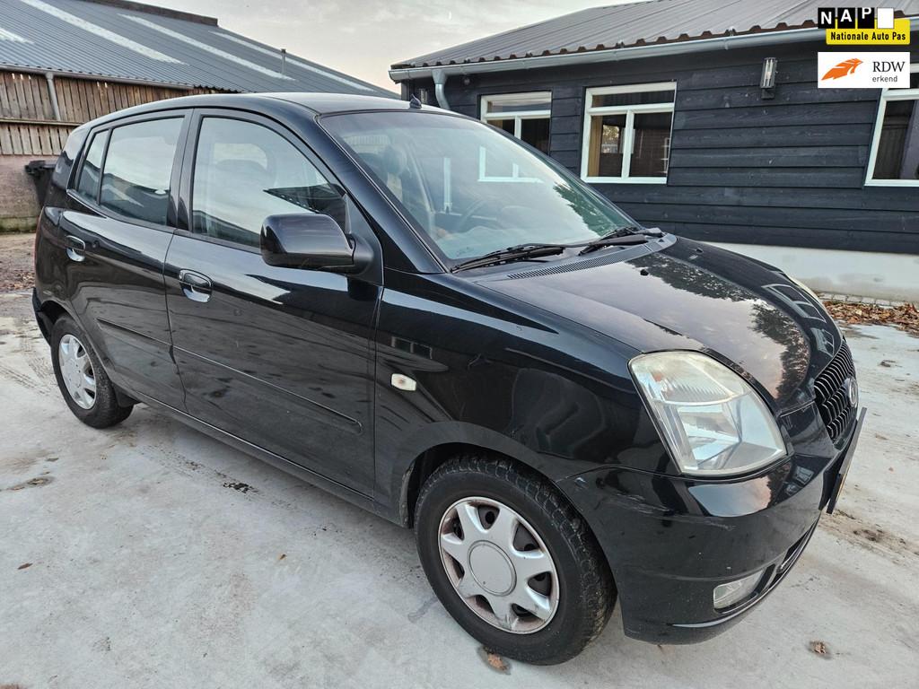 Kia Picanto 1.0 EX/ airco/ stuurbekrachtiging/ bj 2005, Auto's, Voorwielaandrijving, 31 €/maand, 4 cilinders, 400 kg