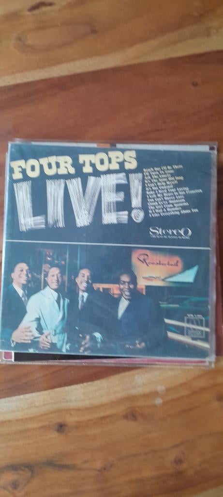 Four Tops - Live! LP (Stereo), Cd's en Dvd's, Vinyl | Pop, Ophalen of Verzenden, 1960 - 1969, Gebruikt, 12 inch