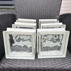 Glazen bouwstenen / glasblokken, Ophalen of Verzenden, Gebruikt, Gevelraam of Ruit, Minder dan 80 cm