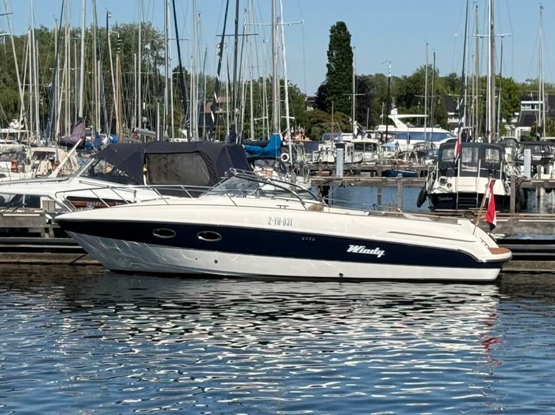 Windy 845 Oceancraft, 285pk diesel, 3 sl.pl boegschroef, Ophalen, Gebruikt, Diesel, Polyester