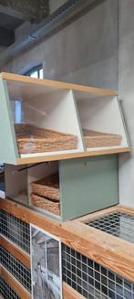 Verplaatsbare vitrines met bakkersmanden, Ophalen