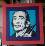 Salvador Dali Pop Art Hout assemblage gemengde techniek, Ophalen of Verzenden