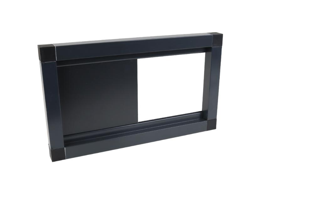 volière Schuif nachthok afsluiting nachthok schuif Antraciet, Verzenden, Nieuw, Aluminium, Volière