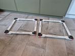 Verrijdbare onderstellen voor wasmachine/droger (2 stuks), Ophalen, Gebruikt