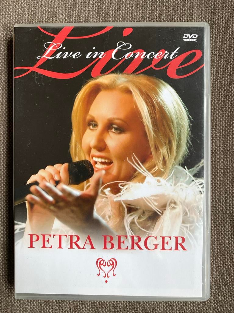 Petra Berger - Live in Concert dvd, Alle leeftijden, Ophalen of Verzenden, Gebruikt, Muziek en Concerten