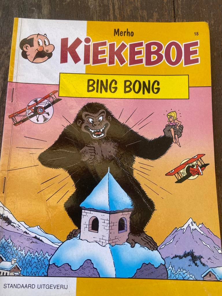 Kiekeboe 18: Bing Bong - Merho (Standaard Uitgeverij), Eén stripboek, Ophalen of Verzenden, Gelezen