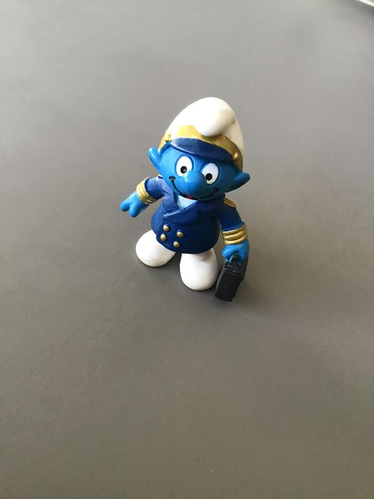 Piloot Smurf nr. 20470, matte variant, china uit 2000., Verzamelen, Smurfen, Ophalen of Verzenden, Zo goed als nieuw, Overige Smurfen