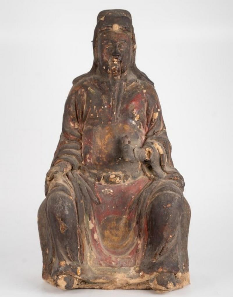 Terracotta beeld Ming Dynastie China, 31,4 cm hoog, Ophalen of Verzenden