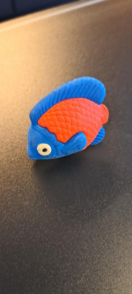 Leuke vis gum. Blauw met oranje., Verzamelen, Ophalen of Verzenden, Zo goed als nieuw