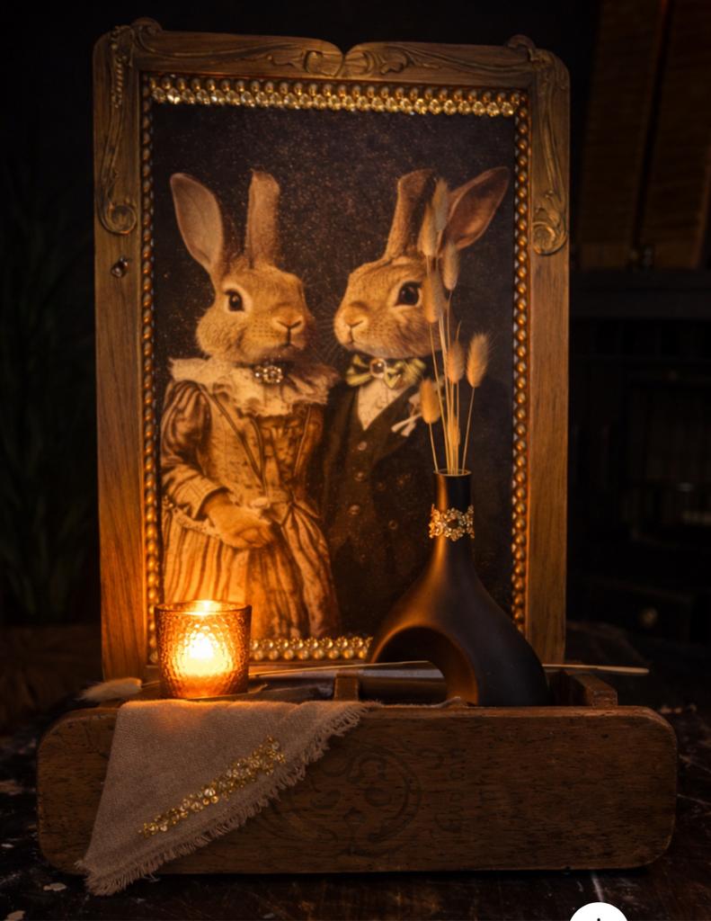 Moederdagtip, konijnenpaar in eomantische sfeer, Eén persoon, Ticket of Toegangskaart