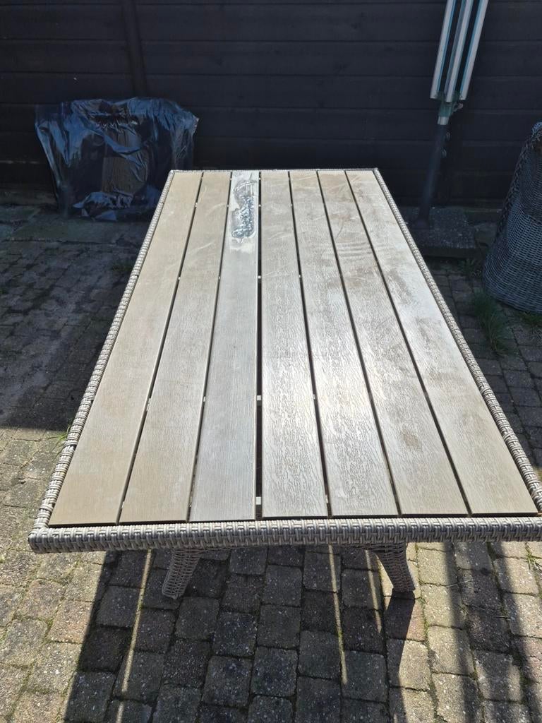 Tuin tafel, Ophalen, Rechthoekig, Hout