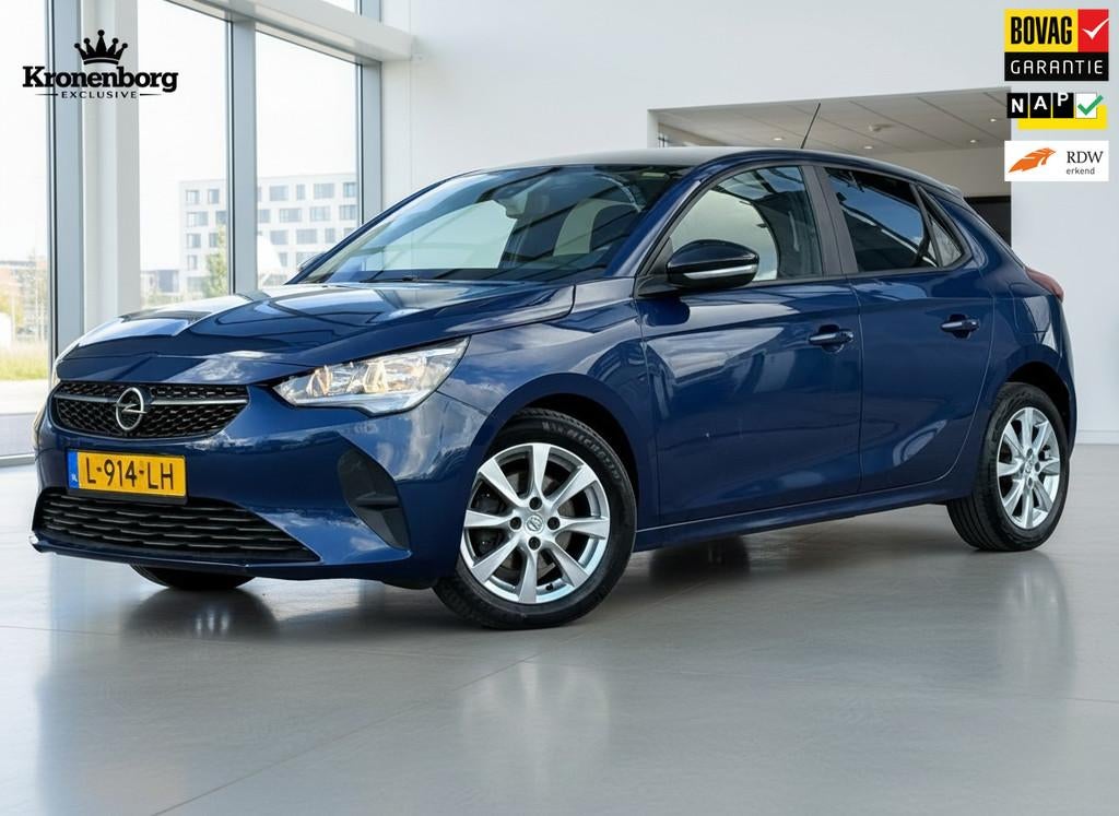 Opel Corsa 1.2 Edition, CARPLAY, NAVI, NAP, APK, CRUISECR, Auto's, Opel, Voorwielaandrijving, Gebruikt, Blauw, Origineel Nederlands