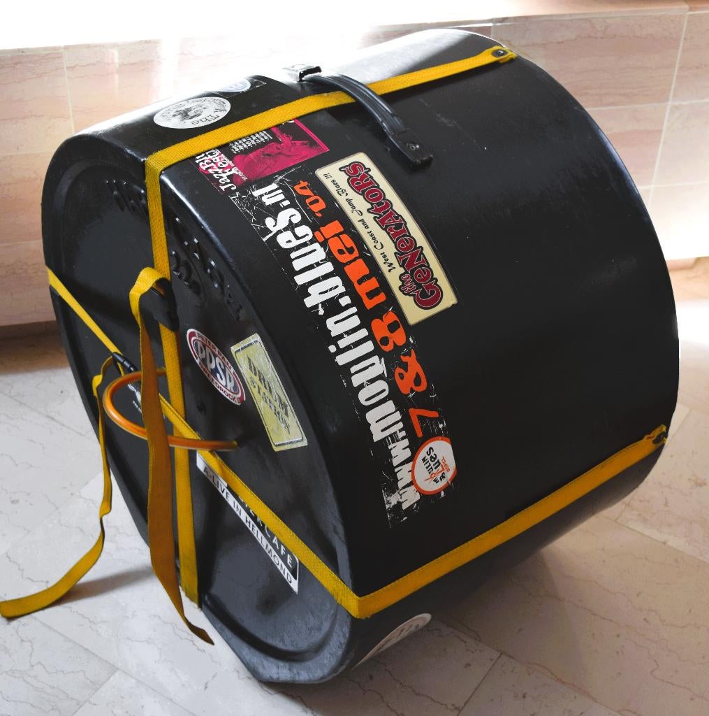 Hardcase  drumkoffers 22, 15/16, 14 en Le Blond 12, Ophalen, Gebruikt, Percussie