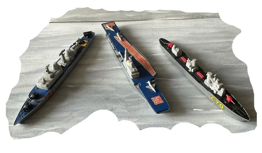 Matchbox Seakings Eskader 3 schepen, Ophalen of Verzenden, Gebruikt