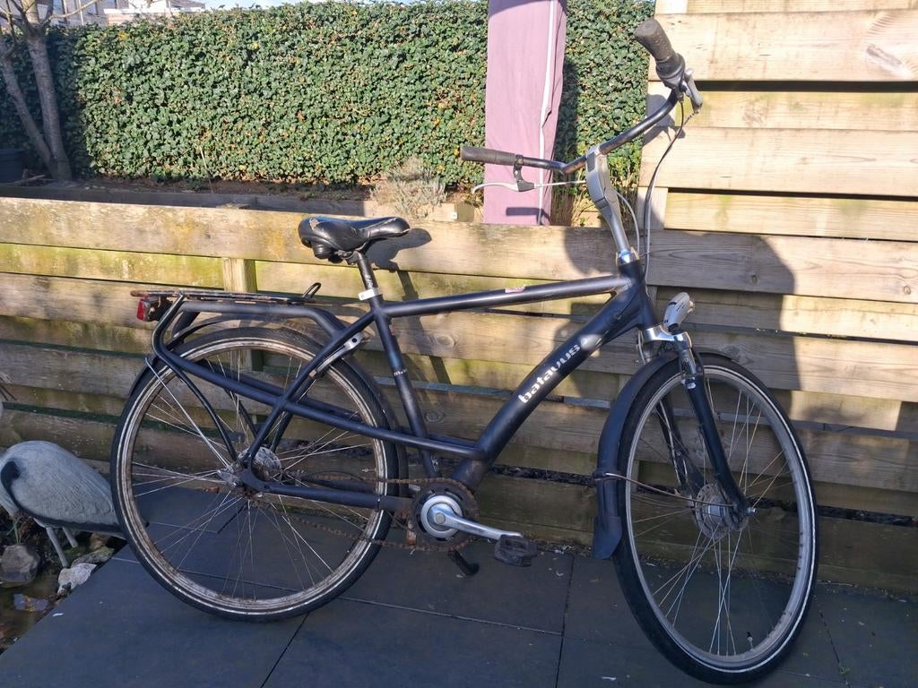 Batavus herenfiets, goed gebruikt, Fietsen en Brommers, Fietsen | Dames | Damesfietsen, Ophalen, Gebruikt, Batavus, Versnellingen