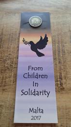 Malta 2017: Vrede (met MMT), Postzegels en Munten, Munten | Europa | Euromunten, Ophalen of Verzenden, Malta, 2 euro, Losse munt