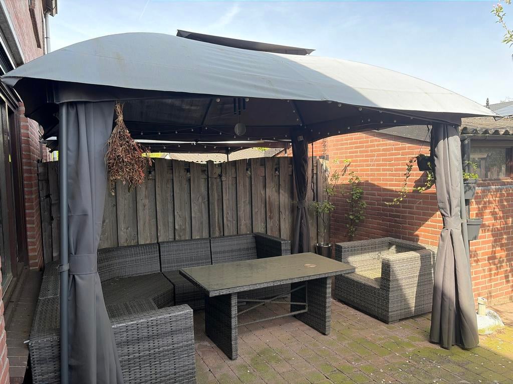 Partytent gratis (zonder accessoires), Tuin en Terras, Partytenten, Ophalen, Gebruikt, Partytent, 2 meter of meer