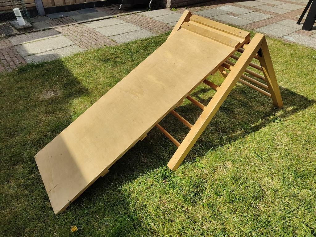 Montessori houten klimrek / glijbaan, Ophalen of Verzenden, Glijbaan