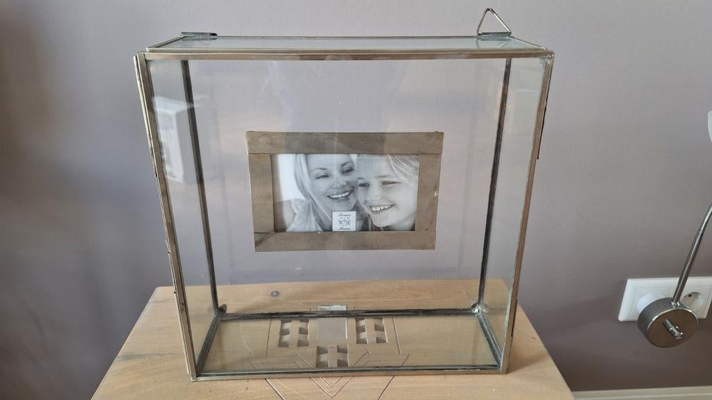 Glazen box Riviera Maison, Ophalen, Minder dan 50 cm, Metaal of Aluminium, Zo goed als nieuw