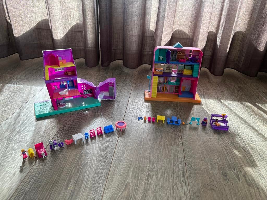 Polly pocket huis en school, Kinderen en Baby's, Speelgoed | Bouwstenen, Ophalen of Verzenden, Zo goed als nieuw