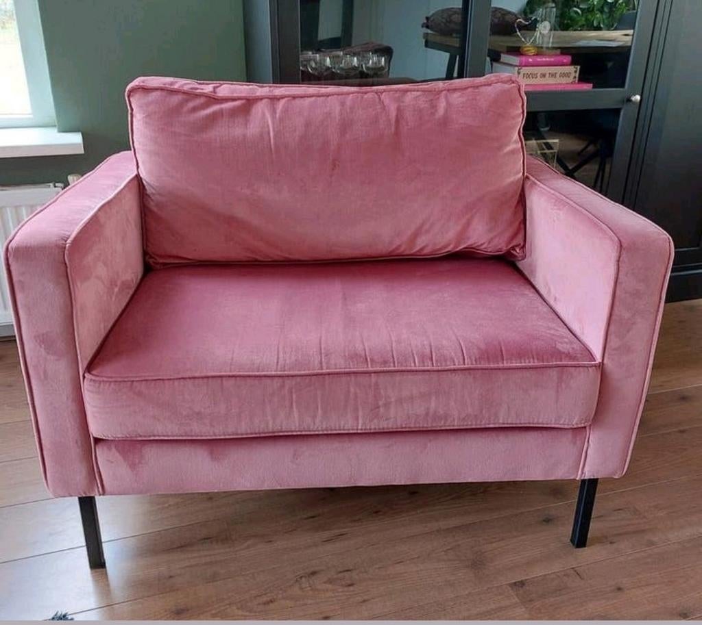 Bepurehome Rodeo fauteuil Roze!, Ophalen, 75 tot 100 cm, Eenpersoons, Minder dan 150 cm