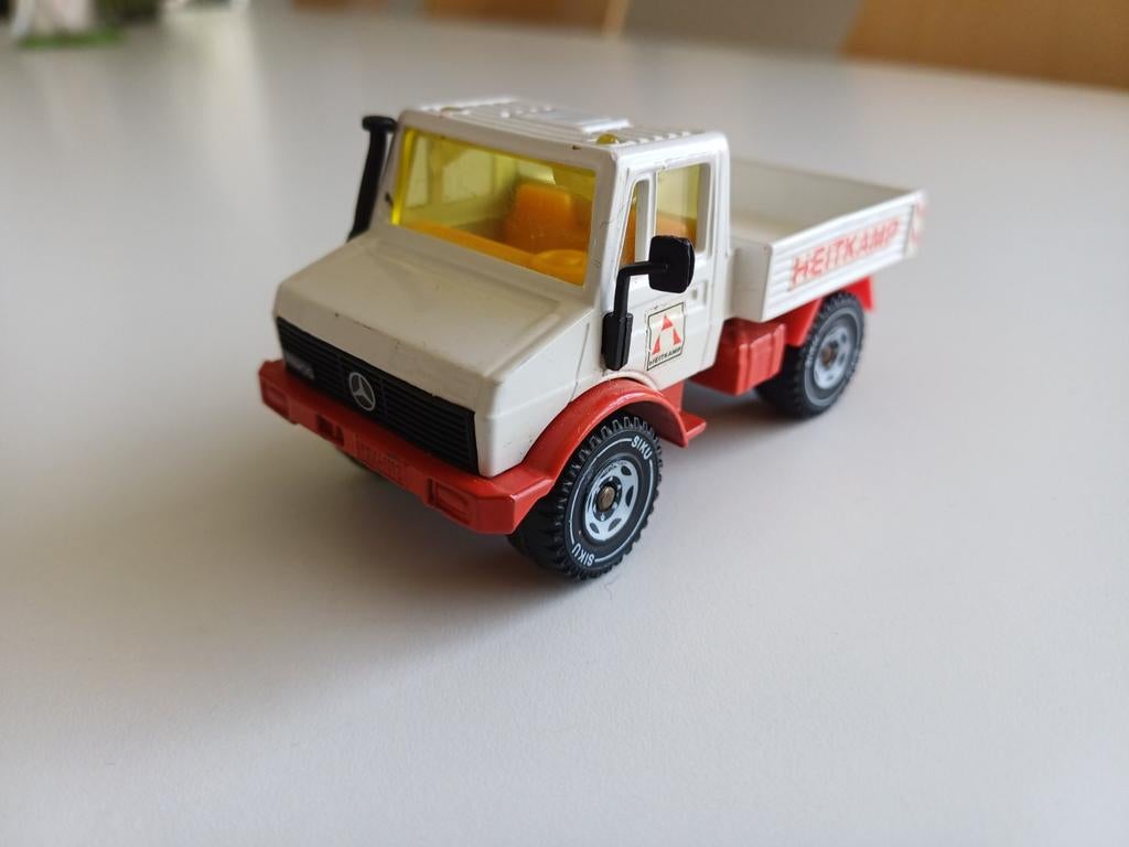 Siku unimog Heitkamp, Hobby en Vrije tijd, Modelauto's | 1:50, Ophalen of Verzenden, Gebruikt, Auto, SIKU