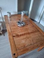 Robuuste houten eettafel, Huis en Inrichting, Tafels | Eettafels, Ophalen, Gebruikt, 100 tot 150 cm, Landelijk, Robuust
