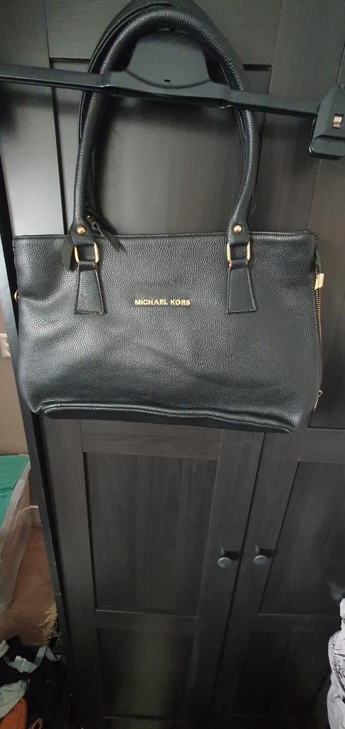 Michael Kors Zwarte Handtas, Ophalen of Verzenden, Zo goed als nieuw, Zwart, Handtas
