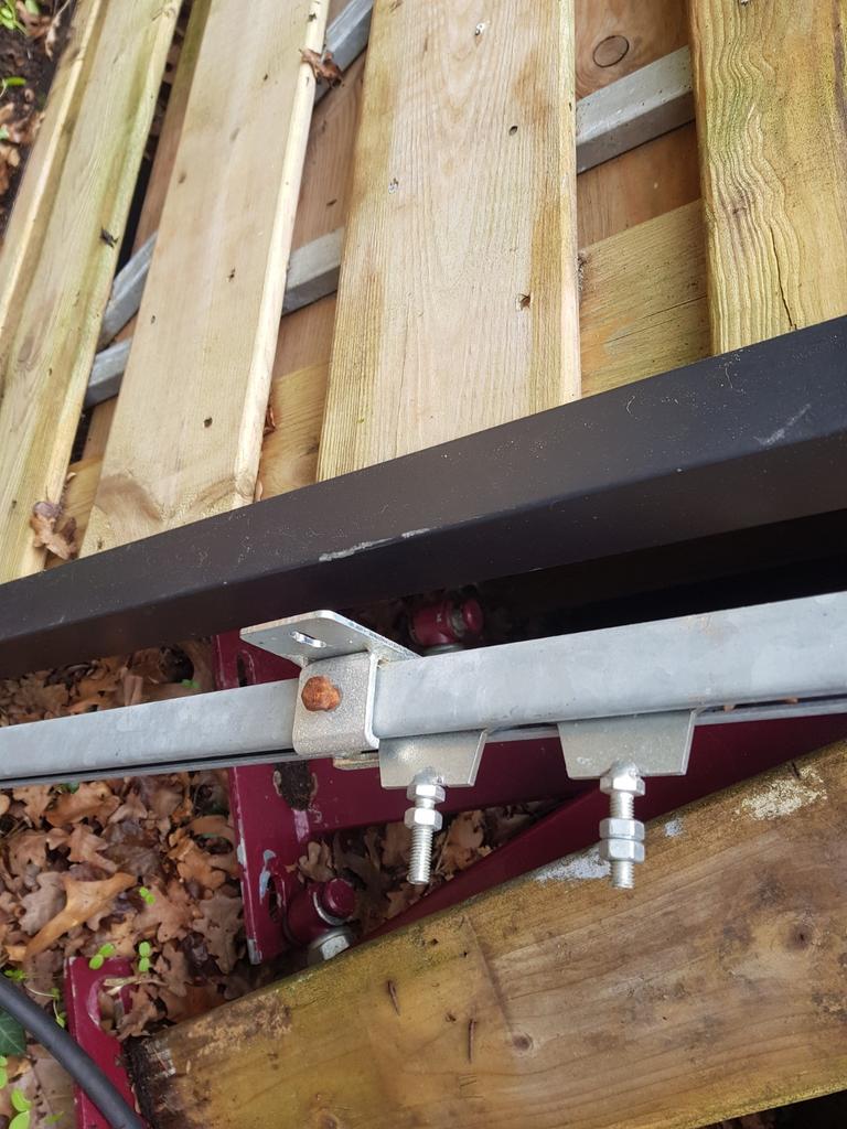 Schuttingdeur  schuttingschuifdeur, Ophalen of Verzenden, Rvs of Chroom