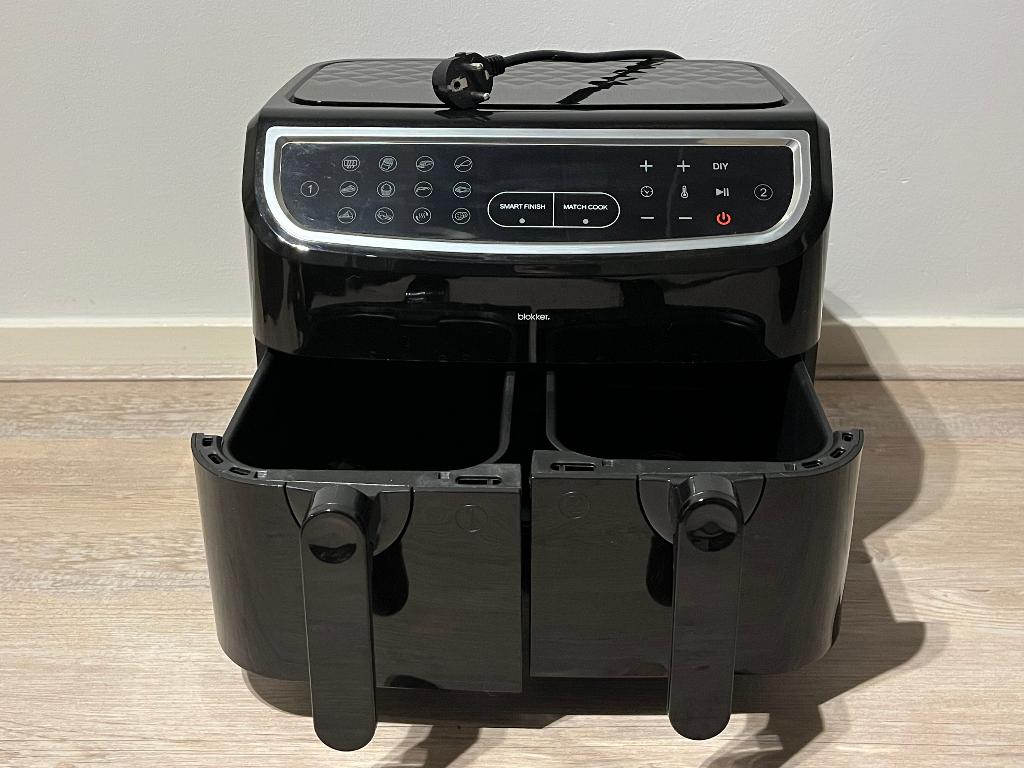 Dubbele Airfryer, Witgoed en Apparatuur, Airfryers, Ophalen, Nieuw, Airfryer, 1500 gram of meer