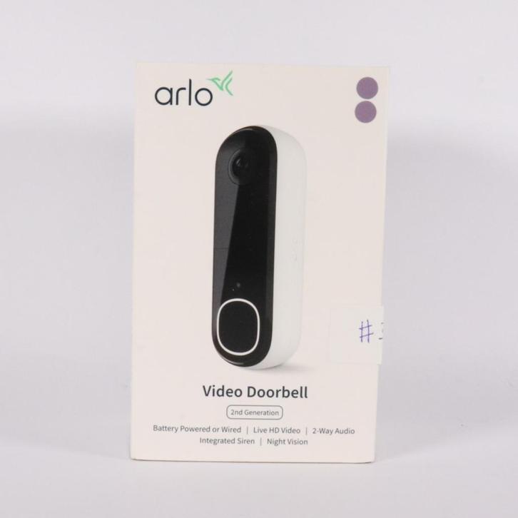 Arlo Video Doorbell 2e Gen - Nieuw In Seal, Huis en Inrichting, Deurbellen, Nieuw