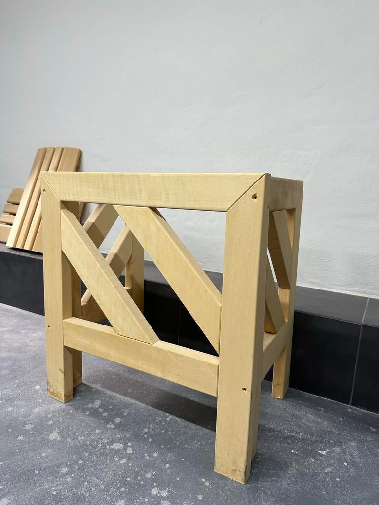 Houten ombouw voor sauna kachel, Ophalen of Verzenden, Gebruikt, Onderdelen