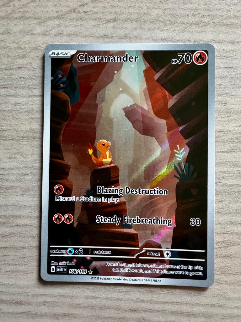 Charmander (MEW #168), Ophalen of Verzenden, Nieuw, Losse kaart, Foil