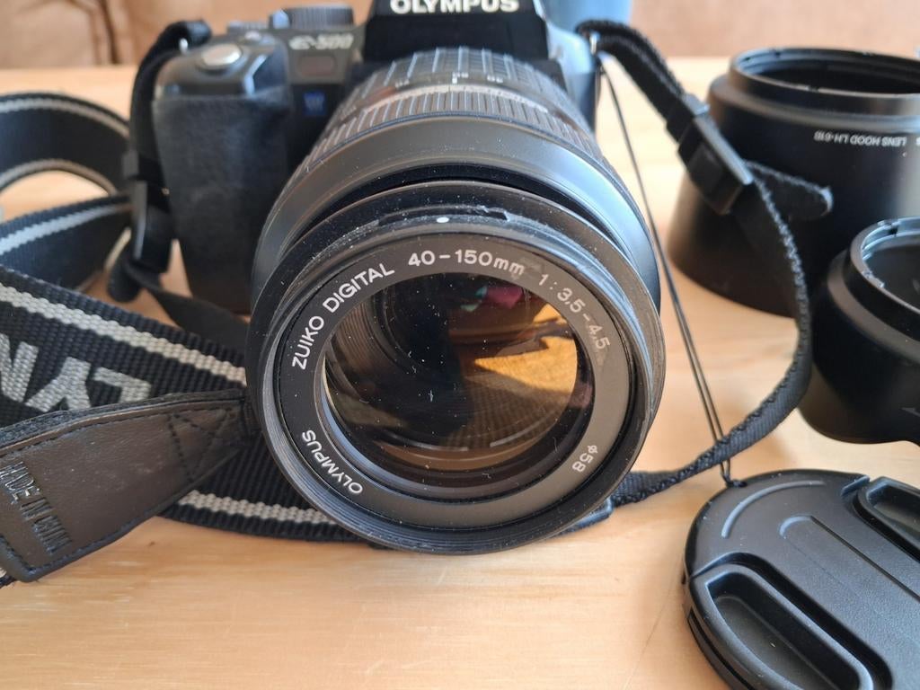 Olympus E-500 met ZUIKO DIGITAL 40-150mm lens, Ophalen of Verzenden