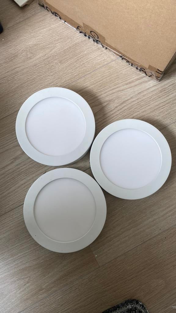 Prolight plafondlampen 3 stuks, Ophalen of Verzenden, Zo goed als nieuw