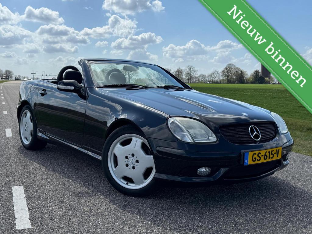 Mercedes SLK-klasse SLK 320 Aut AMG | 218pk, Auto's, Gebruikt, Zwart, Cabriolet, Zwart