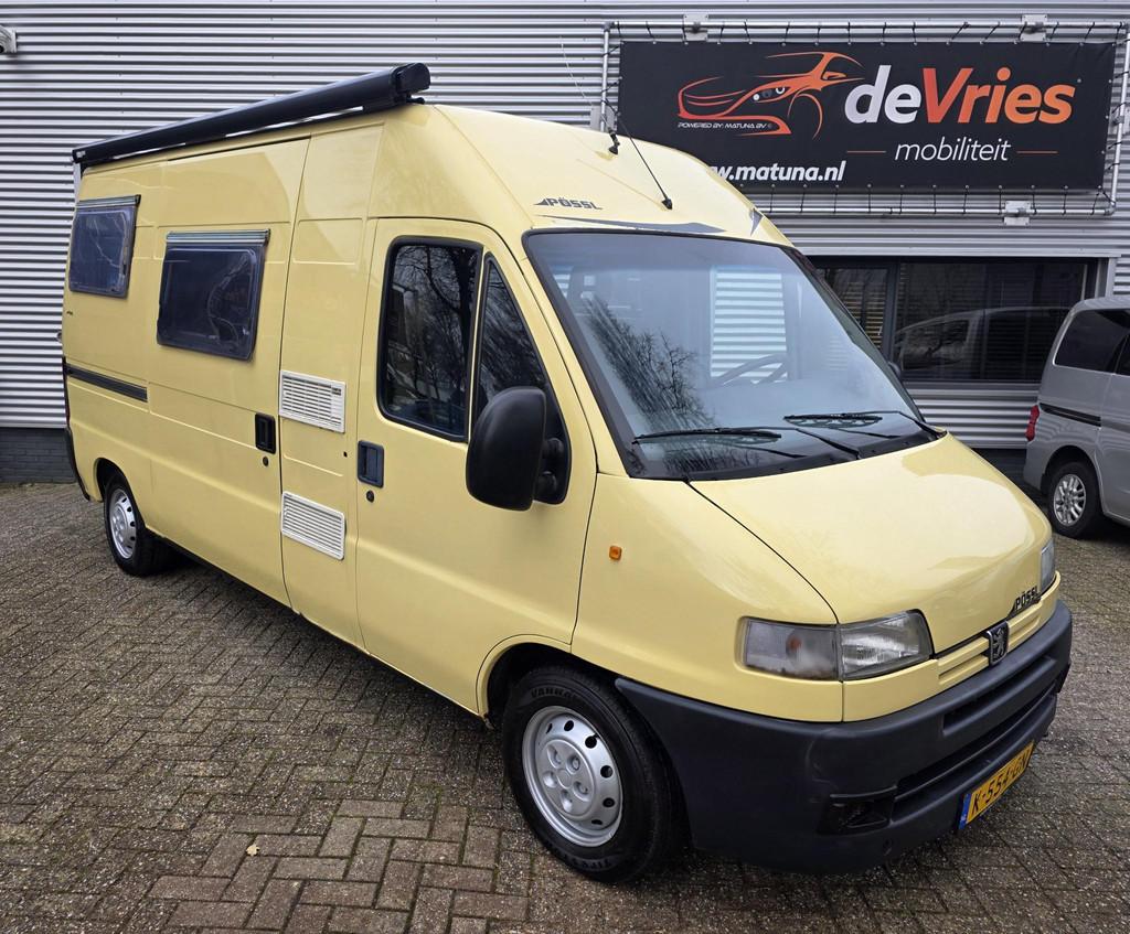 Pössl Peugeot 807 2.2 HDiF Buscamper *VAST BED - WC*, Caravans en Kamperen, Campers, Buscamper of Camperbus, Tot en met 2, Bedrijf
