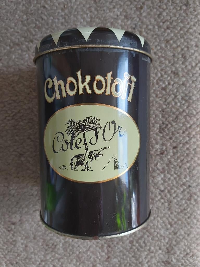 Blik Chokotoff Cote s'Or Cotes 'Or Cote d'Or, Verzamelen, Blikken, Ophalen of Verzenden, Gebruikt, Overige