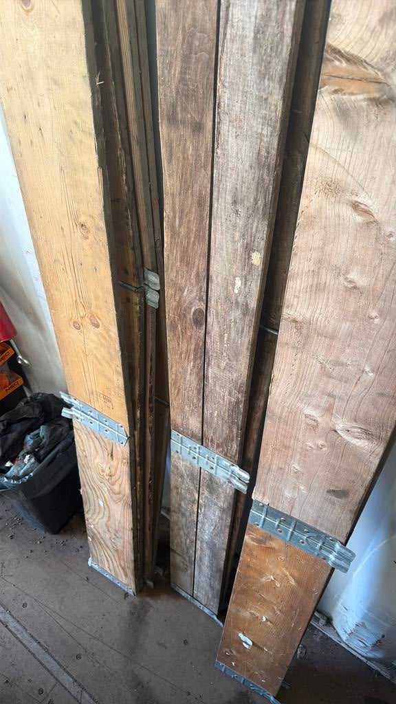 4x europallet randen, Ophalen, Minder dan 25 mm, Zo goed als nieuw, Pallet