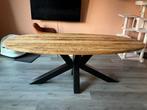 Mango houten eetkamertafel Loft, Huis en Inrichting, Tafels | Eettafels, Gebruikt, 200 cm of meer, 50 tot 100 cm, Vijf personen of meer