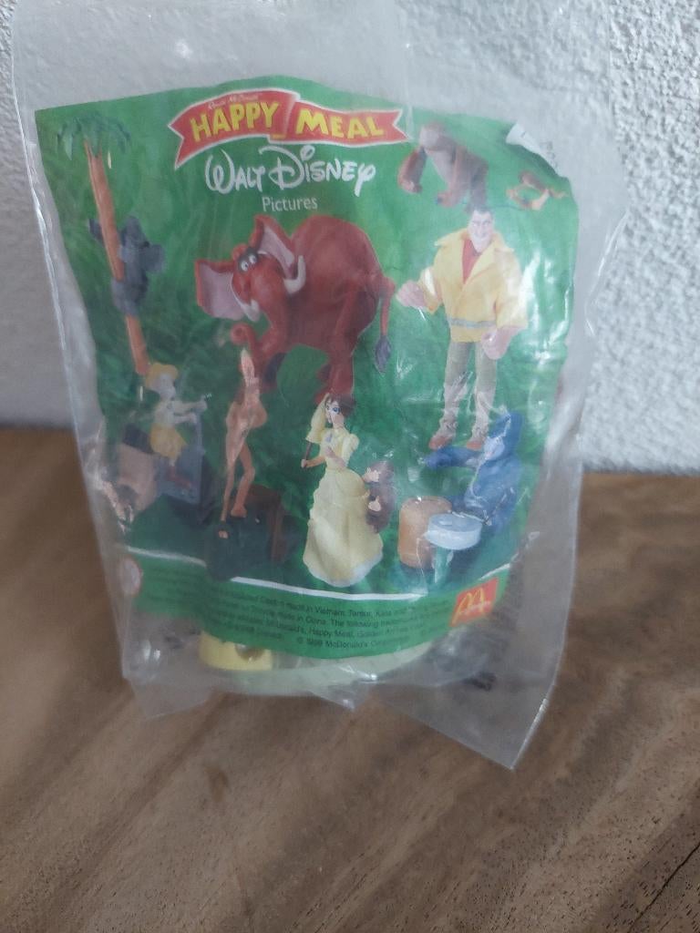 Vintage McDonalds Happy Meal: Disney Tarzan en Jane nieuw, Verzamelen, Beeldje of Figuurtje, McDonalds, Overige figuren, Nieuw