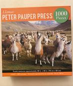 Mooie Lama puzzel van Peter Pauper press, Ophalen, 500 t/m 1500 stukjes, Zo goed als nieuw