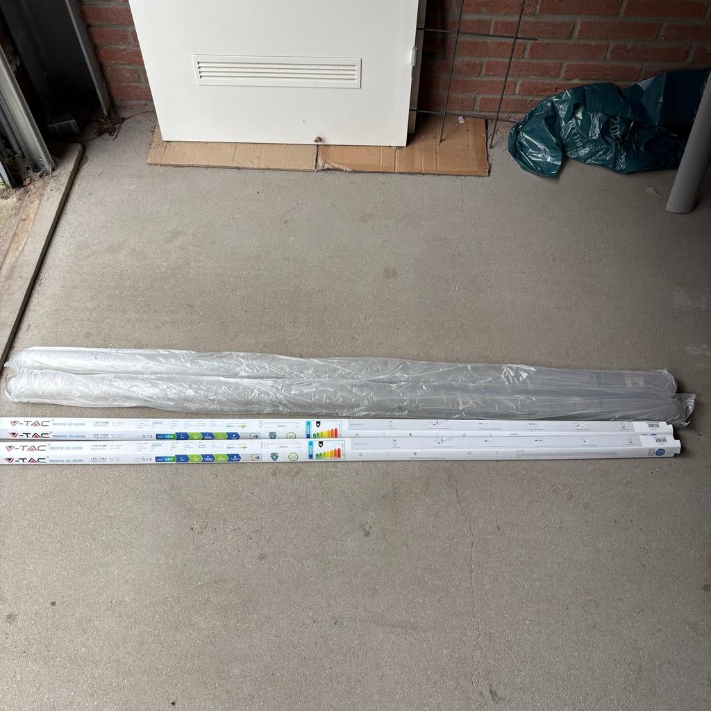 V-TAC LED TL buizen 150cm 22W Warm Wit, Ophalen, Led-lamp, 60 watt of meer, Nieuw